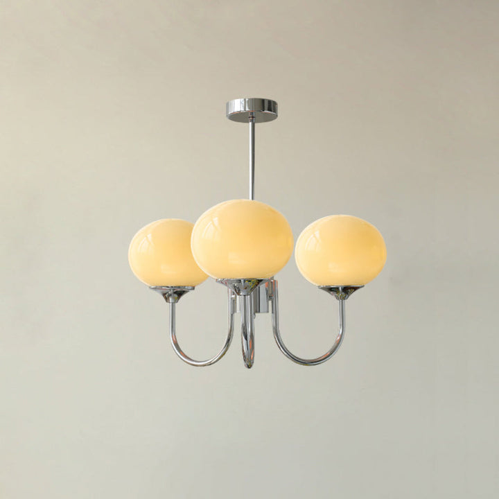 Moderno Candelabro de Luz de Techo Rosa y Oro
