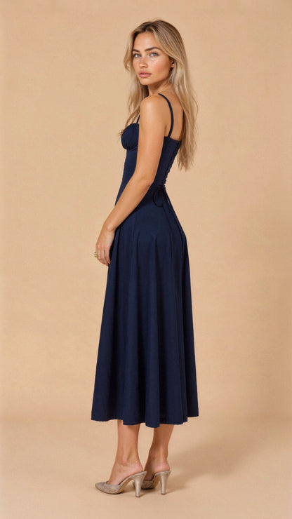 Vestido de cintura para mujer