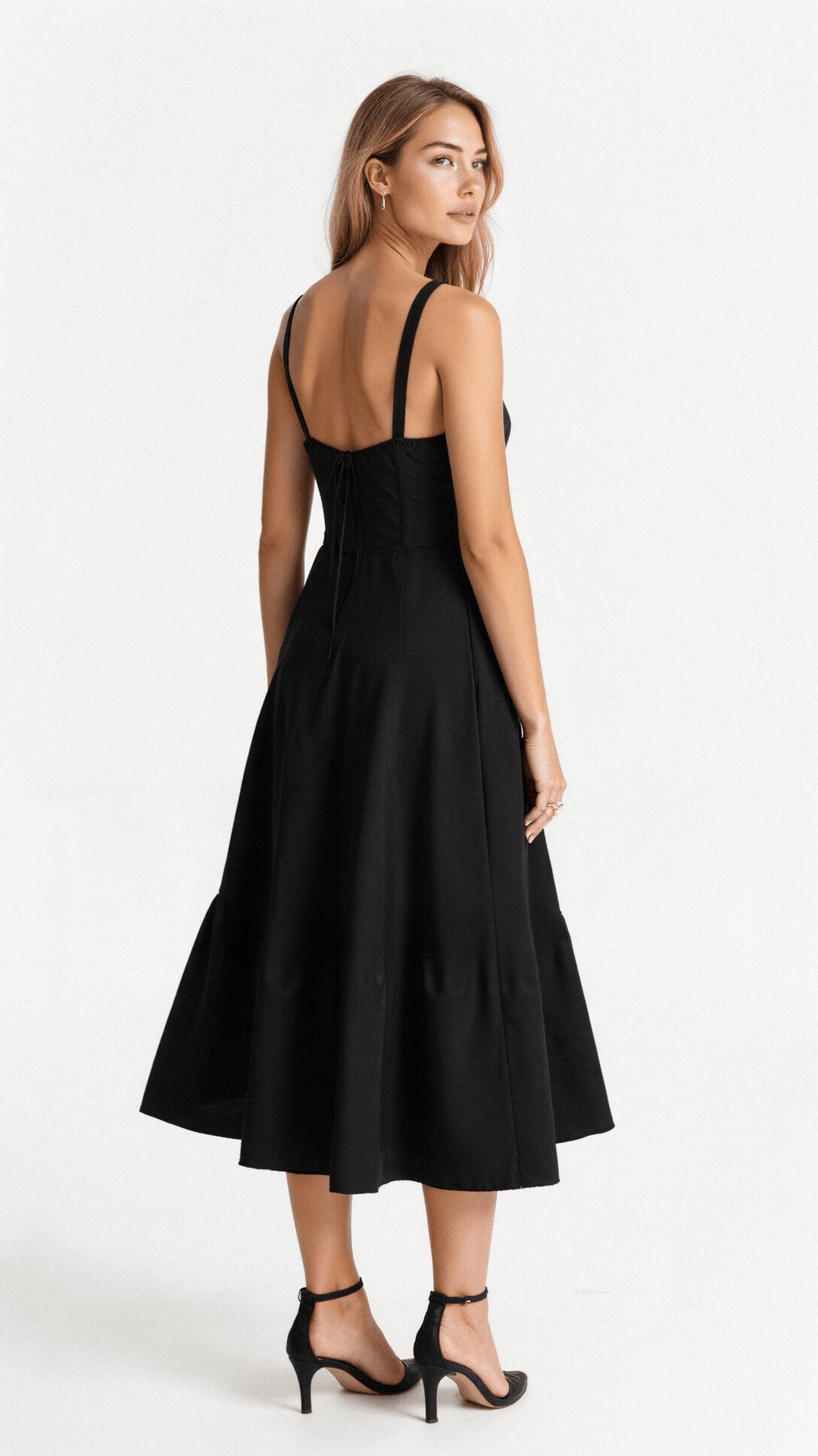 Vestido de cintura para mujer