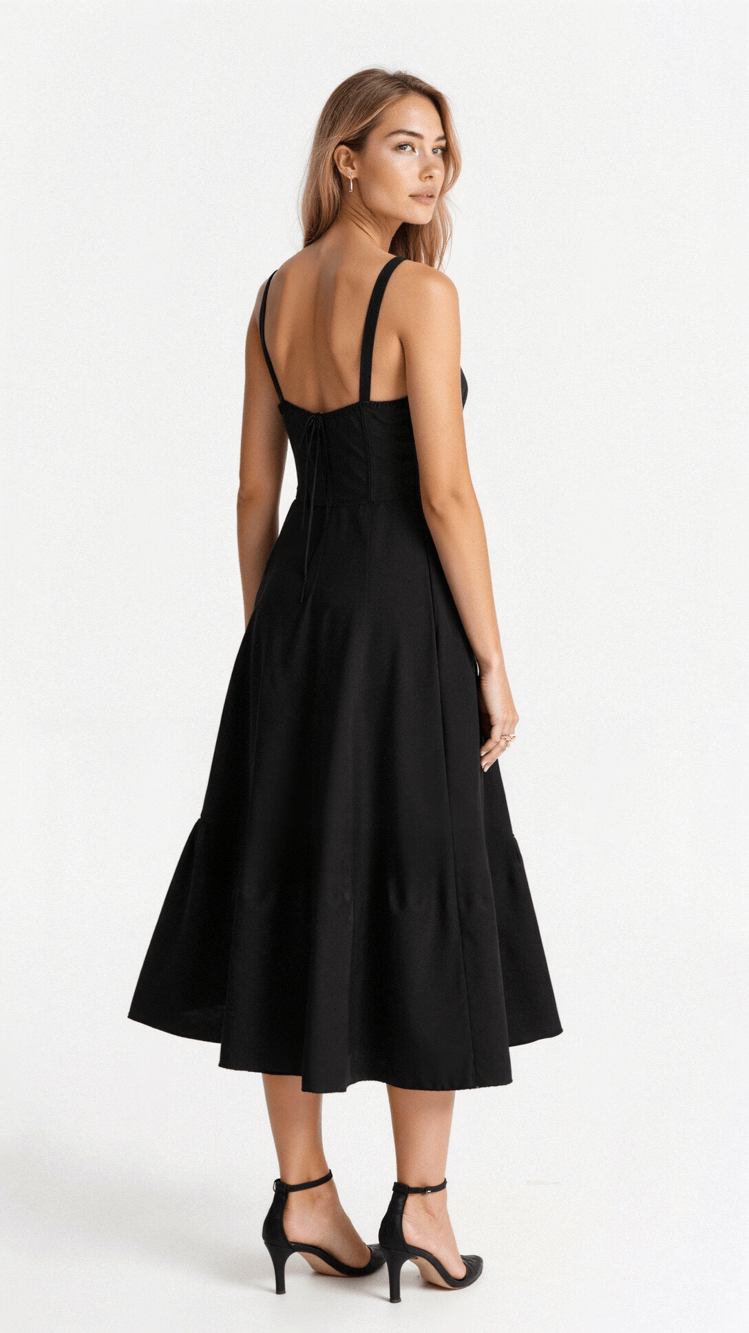 Vestido de cintura para mujer
