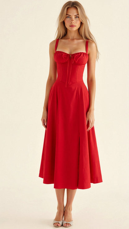Vestido de cintura para mujer