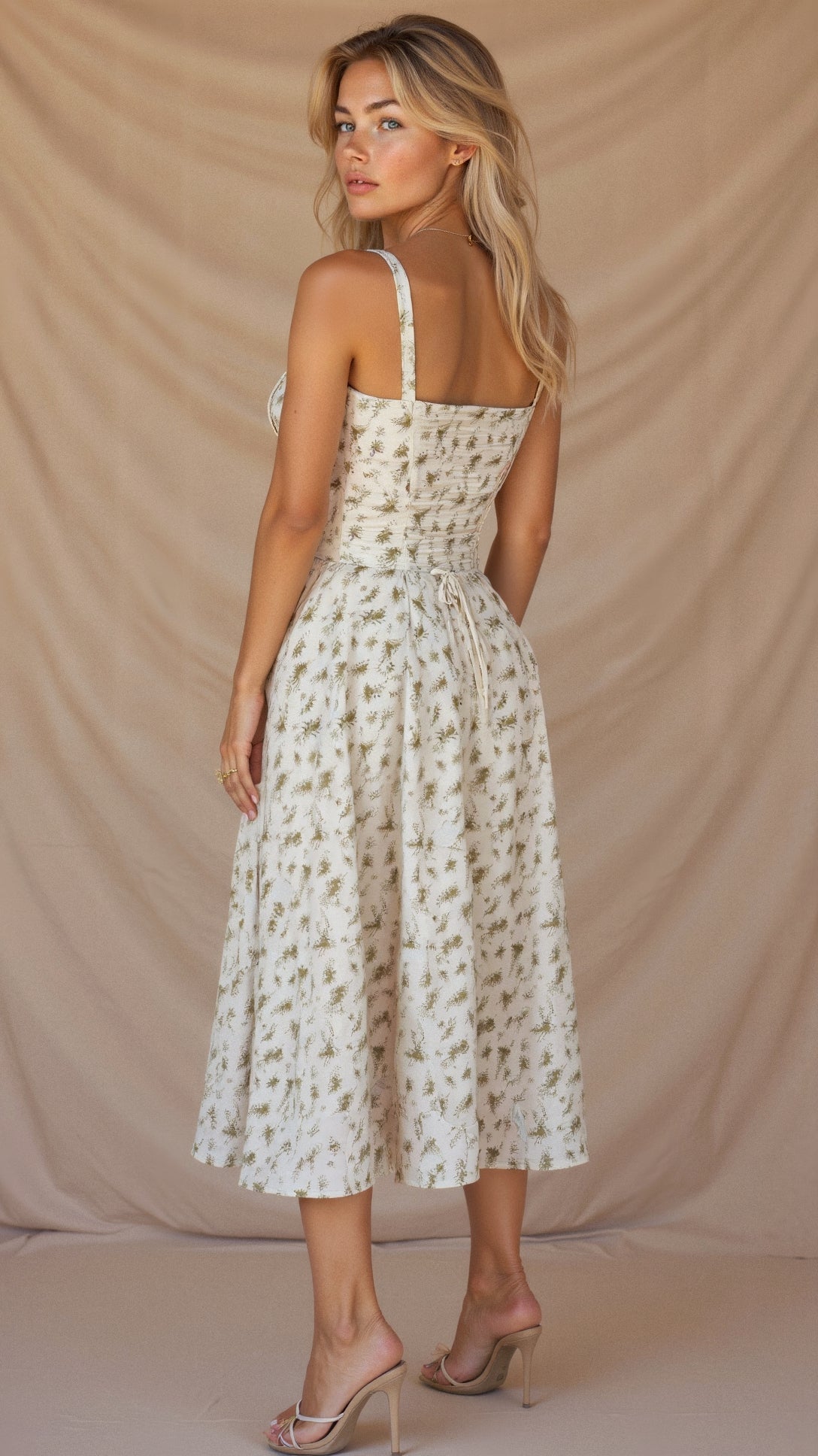 Vestido de cintura para mujer