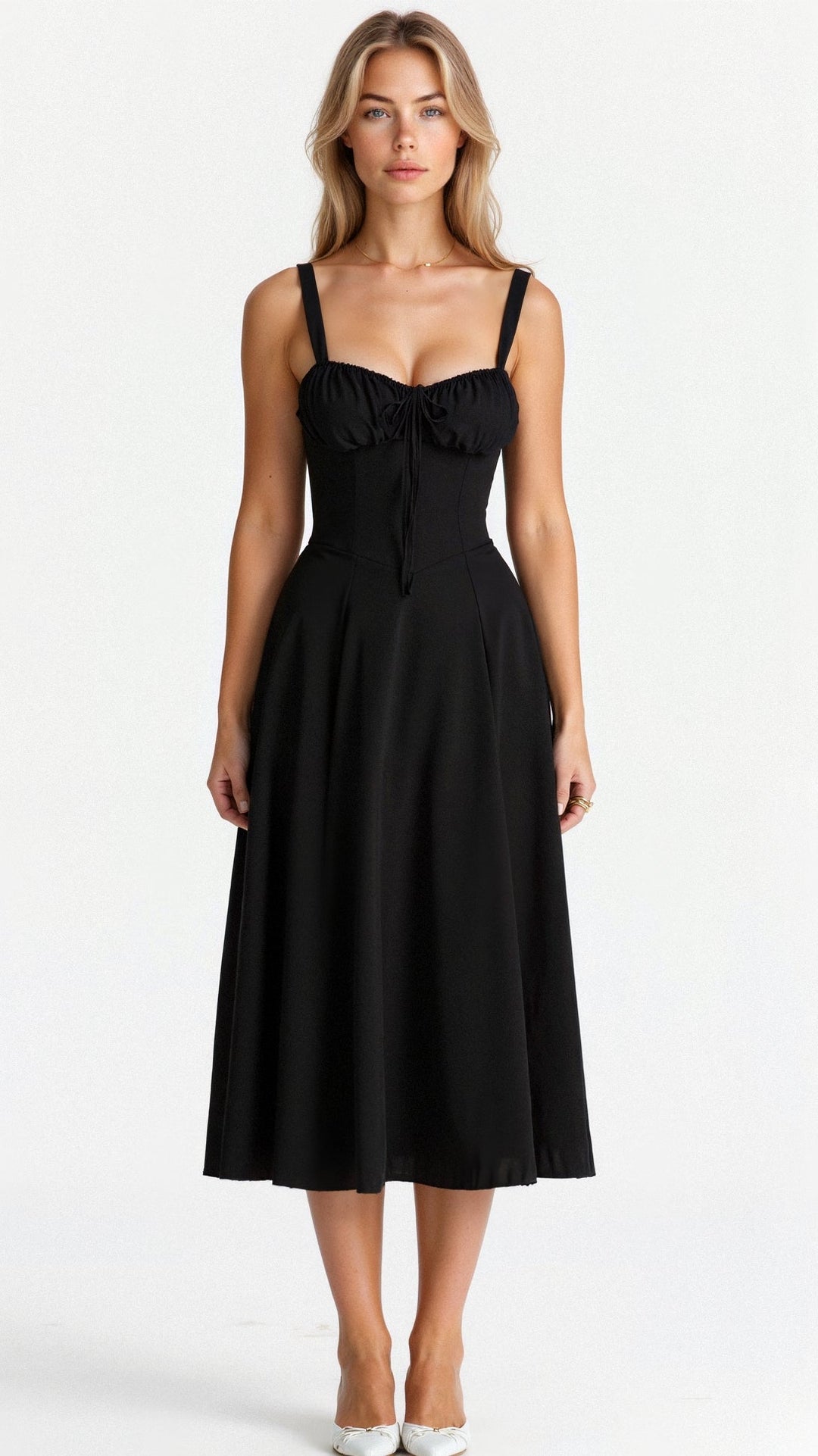 Vestido de cintura para mujer