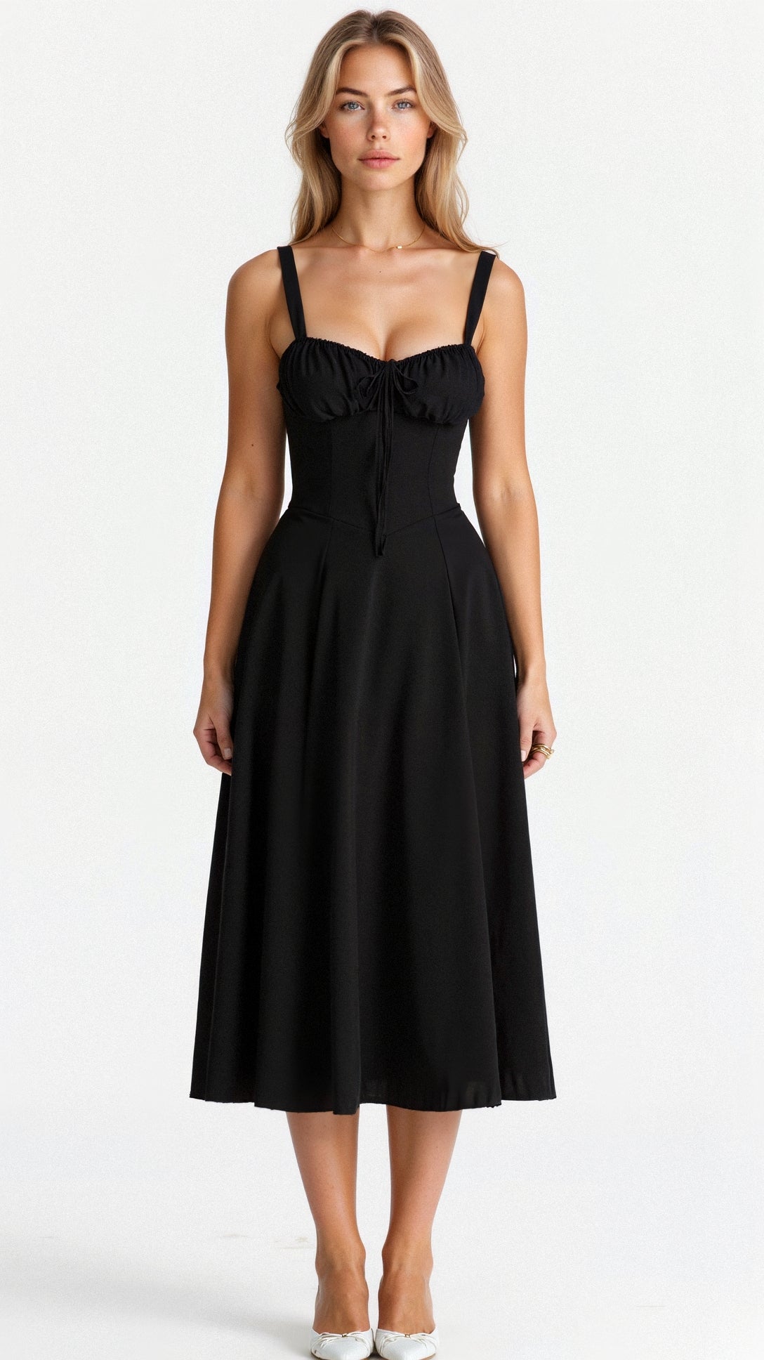 Vestido de cintura para mujer