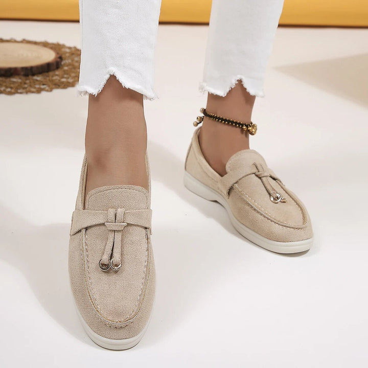 Mocasines cómodos sin cordones para mujer