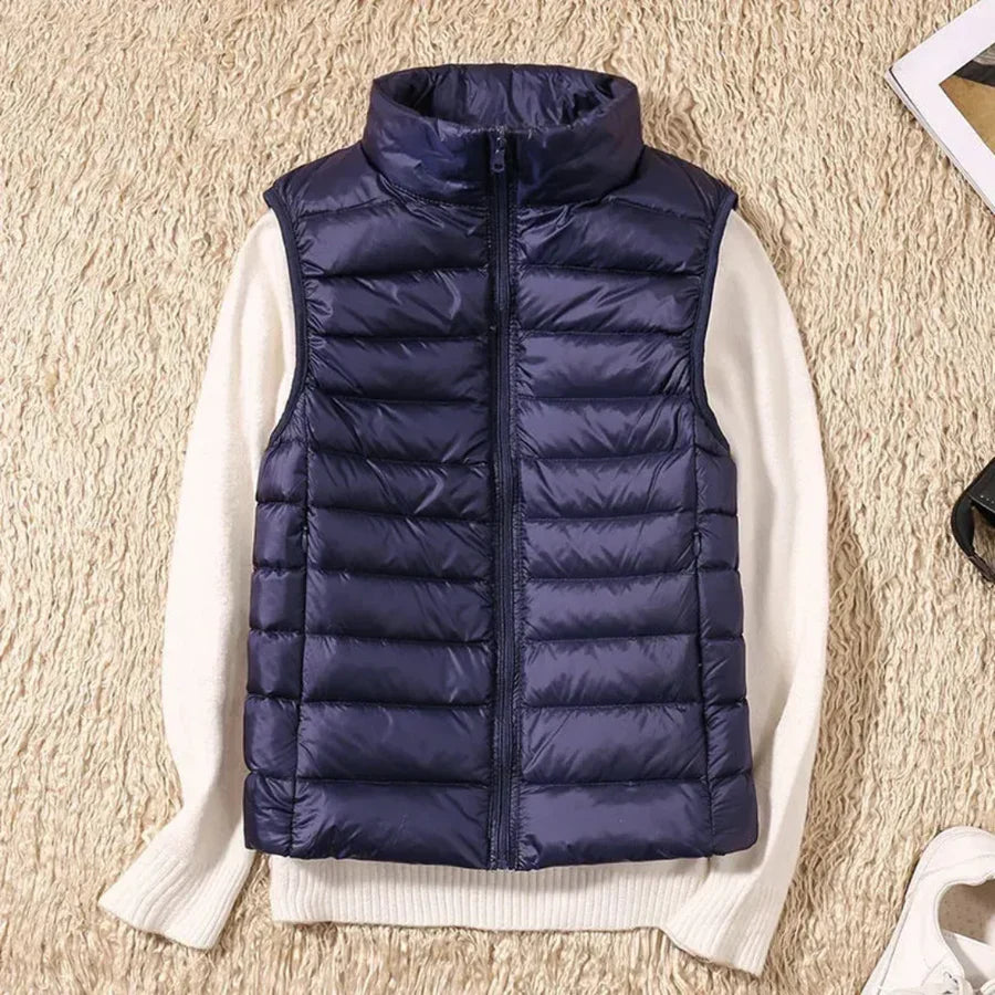 Chaleco cortaviento para mujer
