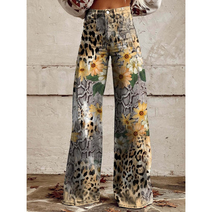 Pantalones largos para mujer – Ritan Estampados florales y lisos