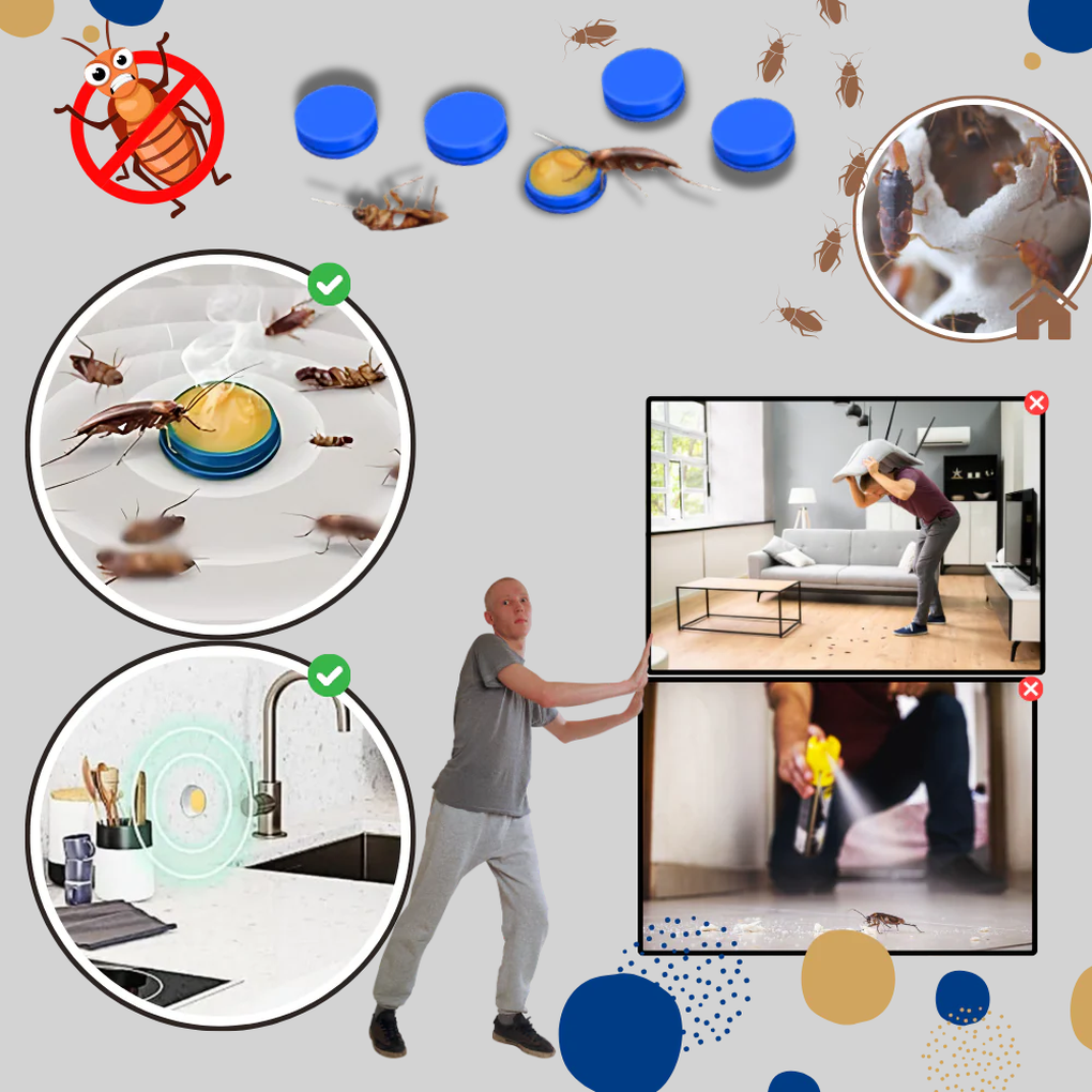 Trampas de Cucarachas Sin Olor – Solución Discreta de Control de Plagas