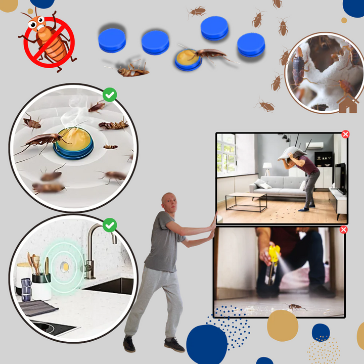 Trampas de Cucarachas Sin Olor – Solución Discreta de Control de Plagas