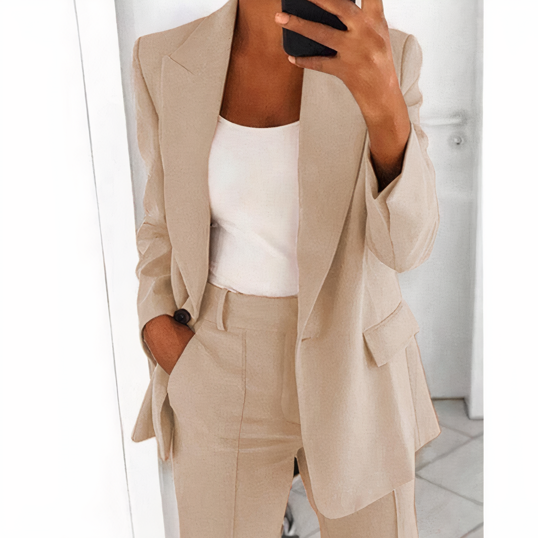 Blazer met broek voor dames - comfortabel en luchtig