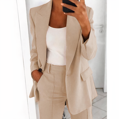 Blazer met broek voor dames - comfortabel en luchtig