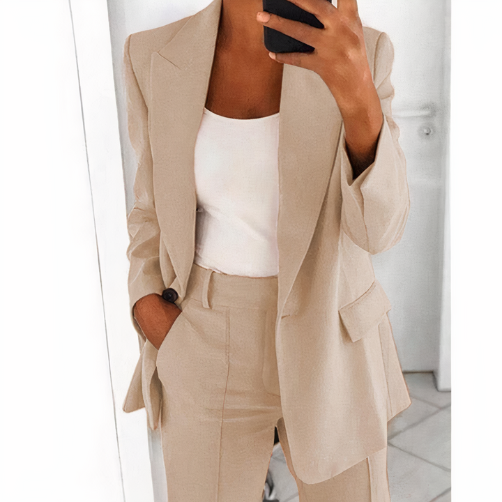 Blazer met broek voor dames - comfortabel en luchtig