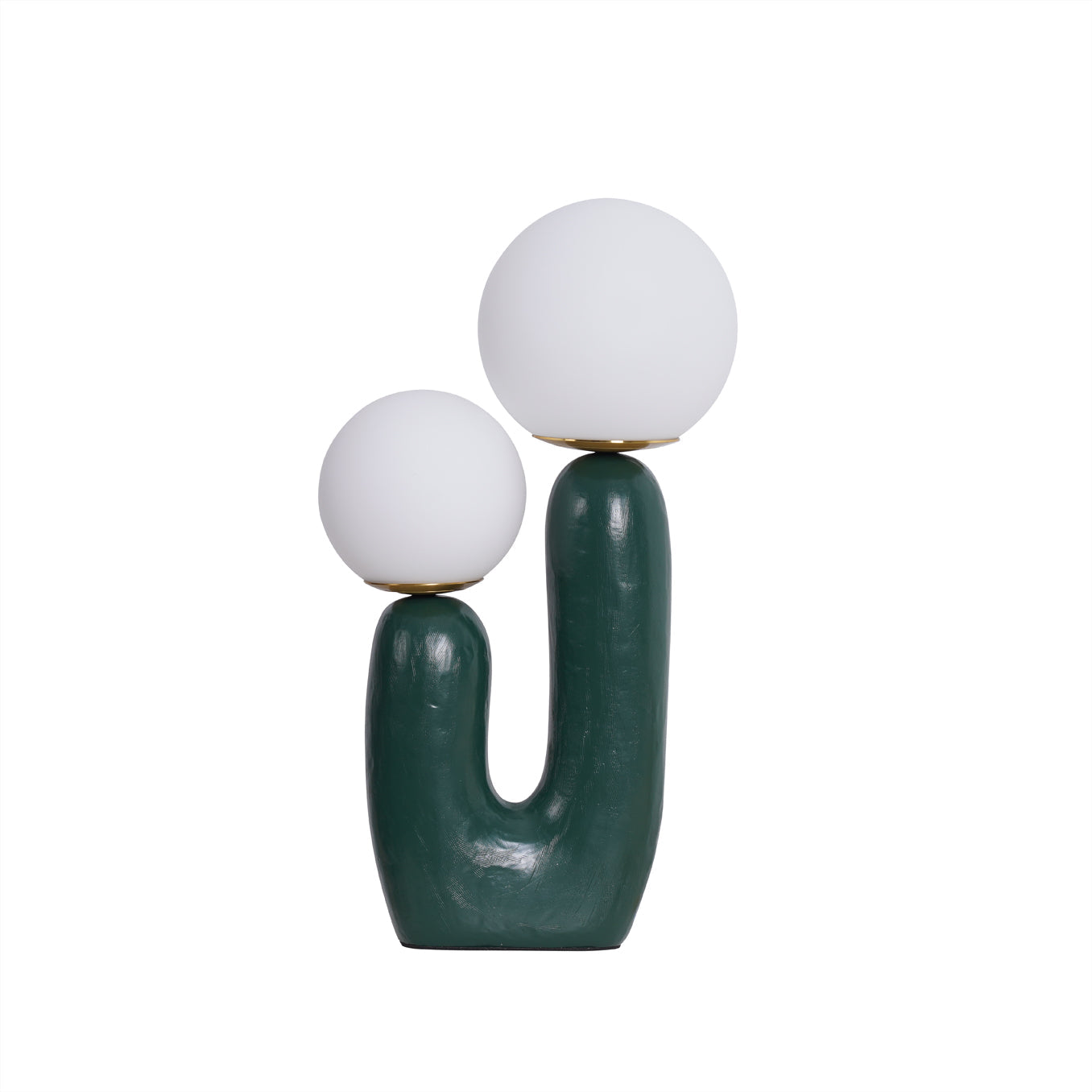 LumiVetro - Lámpara de Mesa Contemporánea de Vidrio y Resina