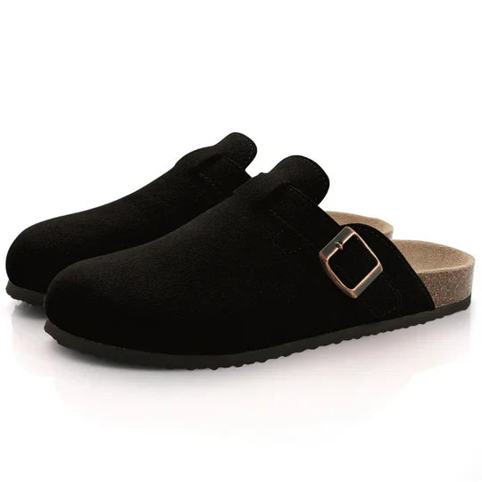 Zapatillas ortopédicas de ante y corcho