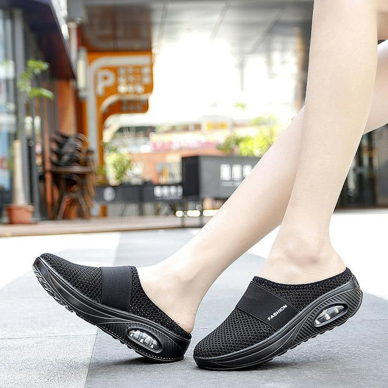 Zapatillas Ortopédicas Antideslizantes con Cojín de Aire para Mujer: Comodidad y Estilo para el Uso Diario