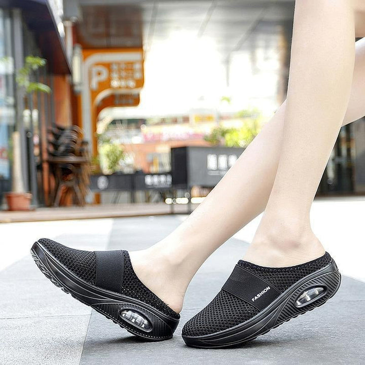 Zapatillas Ortopédicas Antideslizantes con Cojín de Aire para Mujer: Comodidad y Estilo para el Uso Diario