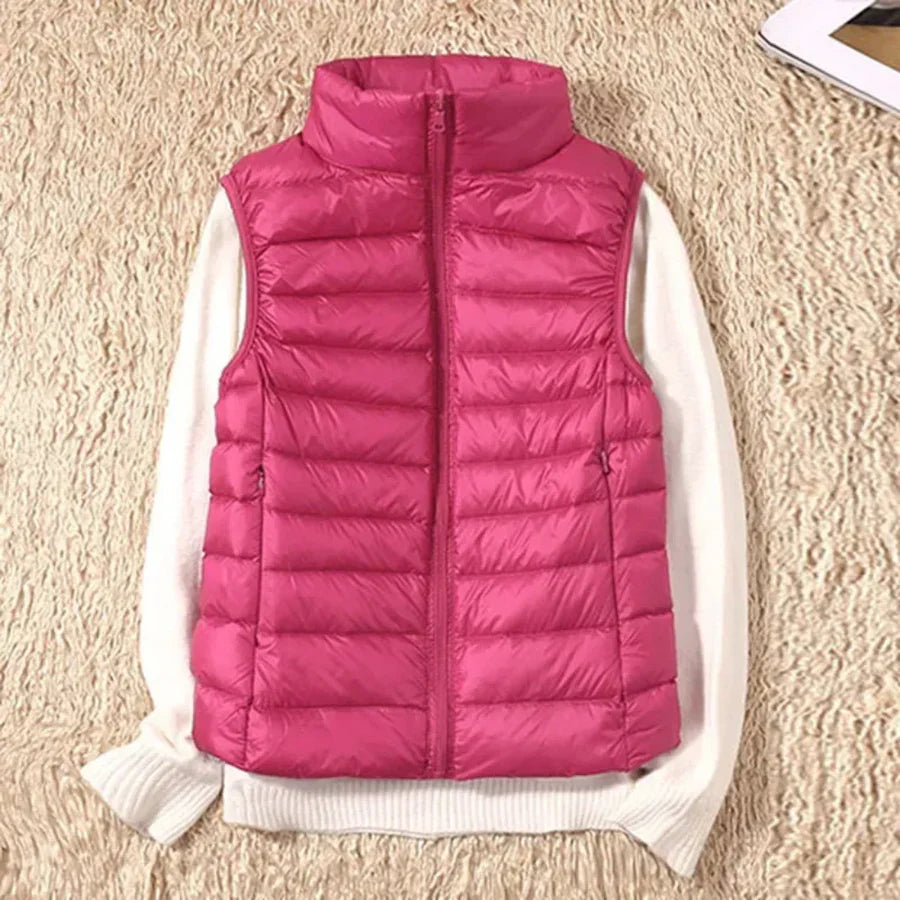 Chaleco cortaviento para mujer