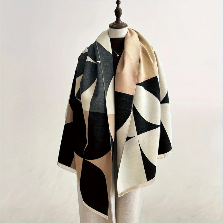 Bufanda Poncho Reversible