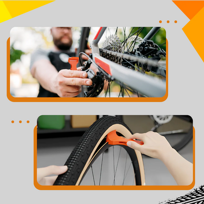 Desmontador de neumáticos de bicicleta: herramienta compacta para desmontar neumáticos