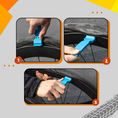 Desmontador de neumáticos de bicicleta: herramienta compacta para desmontar neumáticos