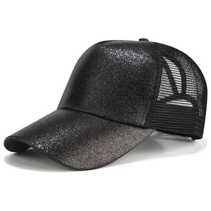 Gorra de béisbol práctica para cola de caballo