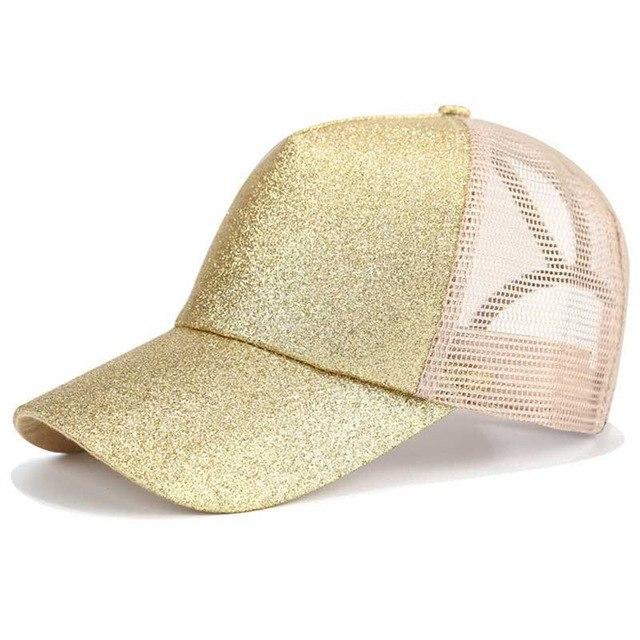 Gorra de béisbol práctica para cola de caballo