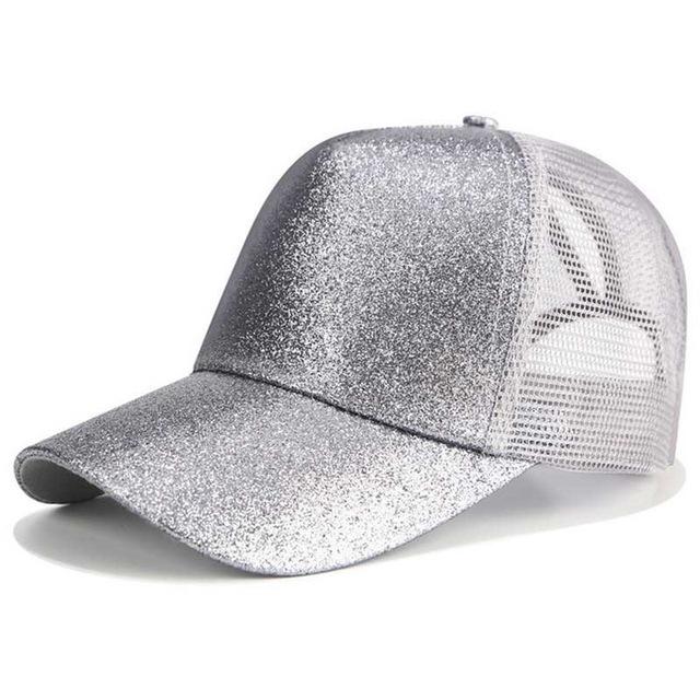 Gorra de béisbol práctica para cola de caballo