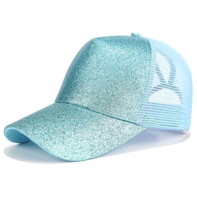 Gorra de béisbol práctica para cola de caballo