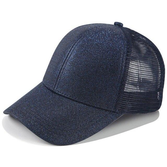 Gorra de béisbol práctica para cola de caballo