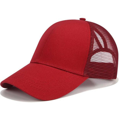 Gorra de béisbol práctica para cola de caballo