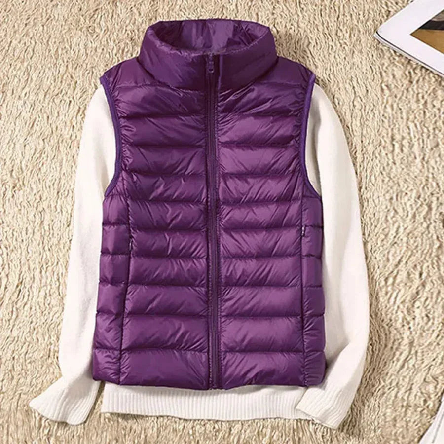 Chaleco cortaviento para mujer