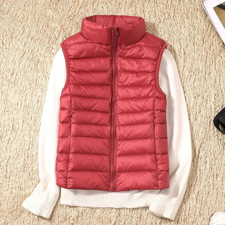 Chaleco cortaviento para mujer
