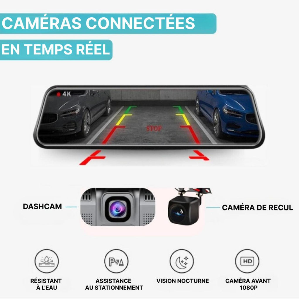 Espejo Retrovisor DashCam CarPlay