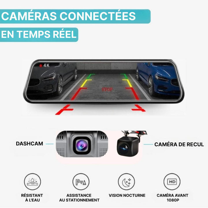 Espejo Retrovisor DashCam CarPlay