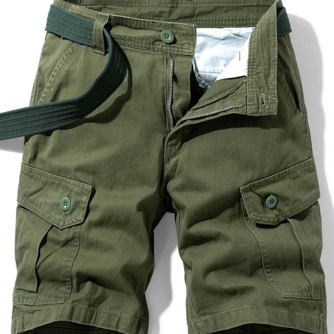 Jameson – Pantalones Cortos Cargo para Hombre | Multi-Bolsillos y Duraderos