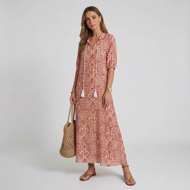 Vestido Maxi Petal Suave