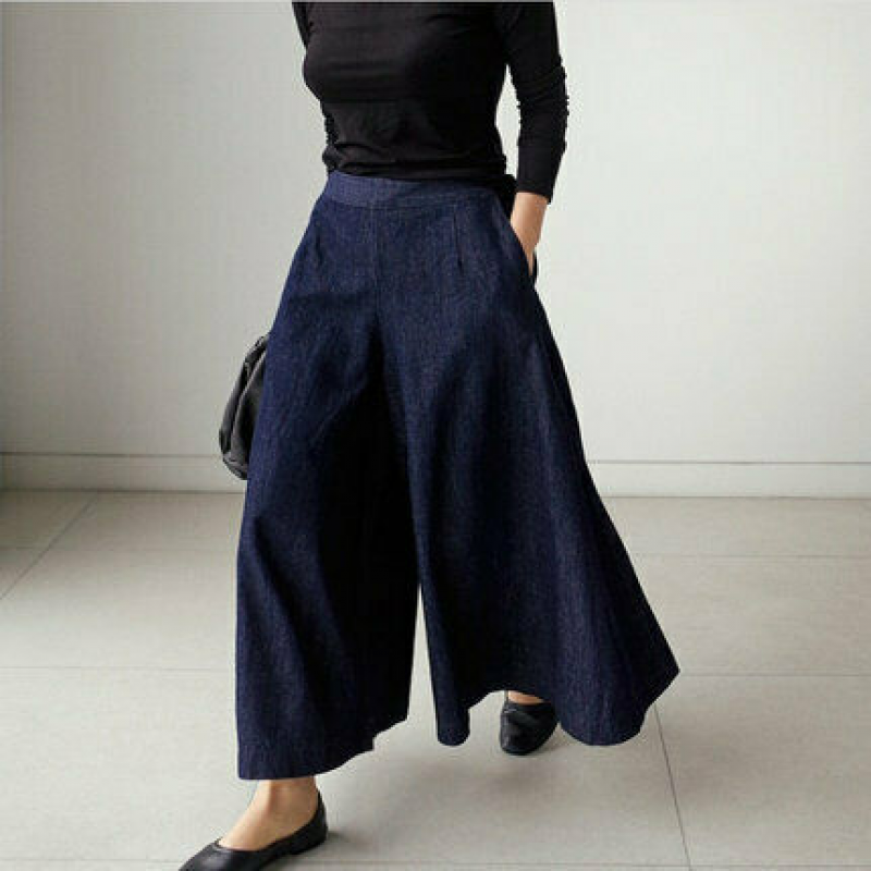 Pantalones anchos para mujer