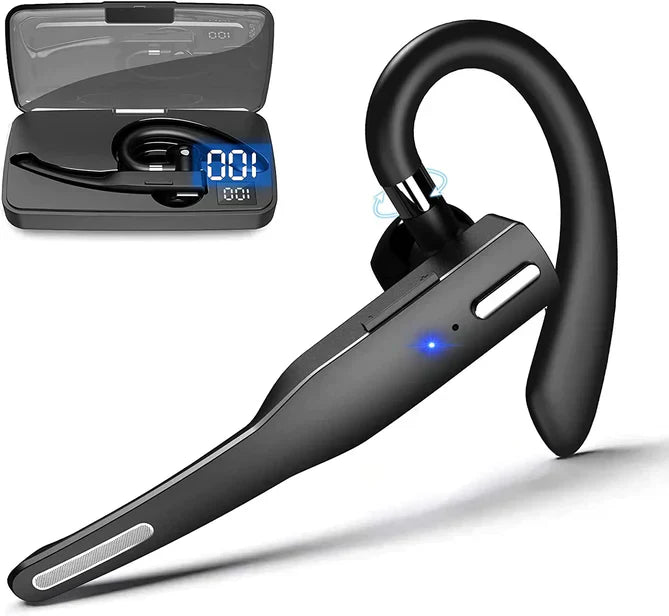 Auriculares Bluetooth 5.1 con Cancelación de Ruido y Micrófonos Duales para Hombres
