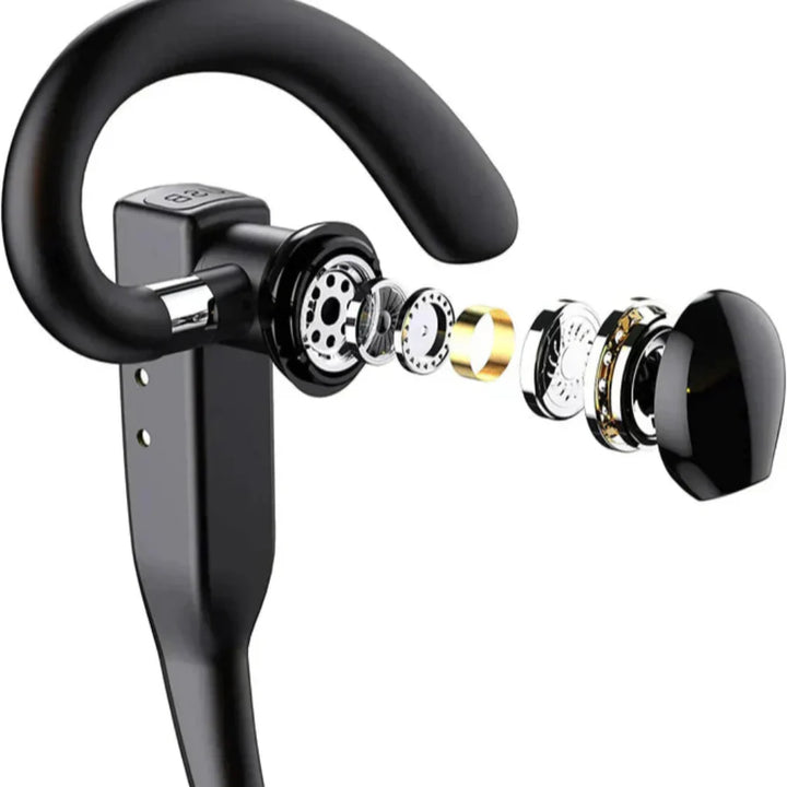Auriculares Bluetooth 5.1 con Cancelación de Ruido y Micrófonos Duales para Hombres