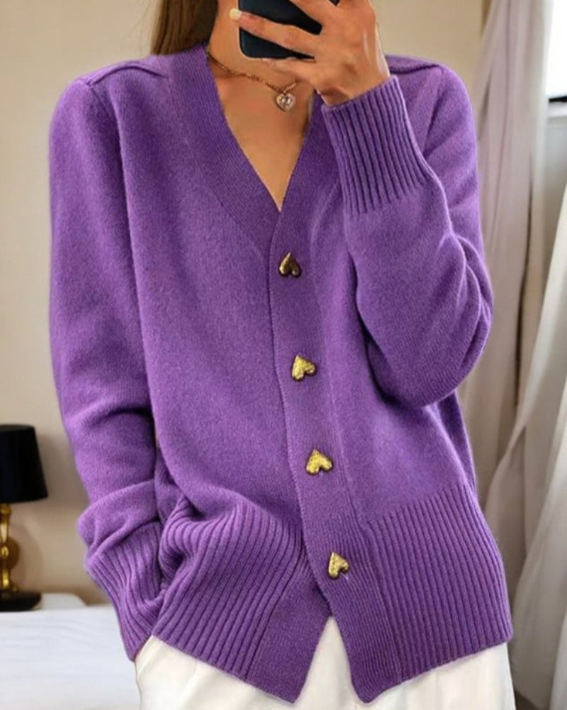 Calidez, Elegancia y Encanto Femenino Intemporal Cardigan