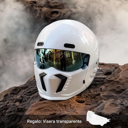 Casco de motocicleta: homologado por DOT y ECE, aspecto atemporal
