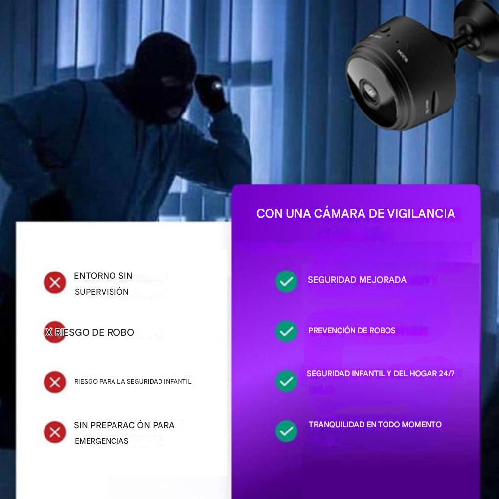 Mini cámara de seguridad inalámbrica