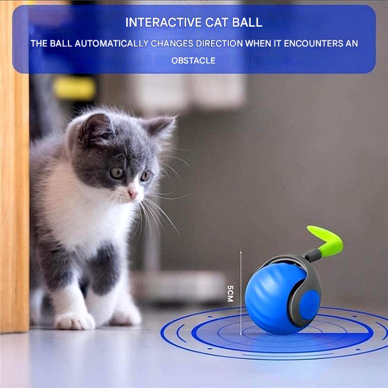 Juguete Interactivo para Gatos – Esfera Rodante Autónoma