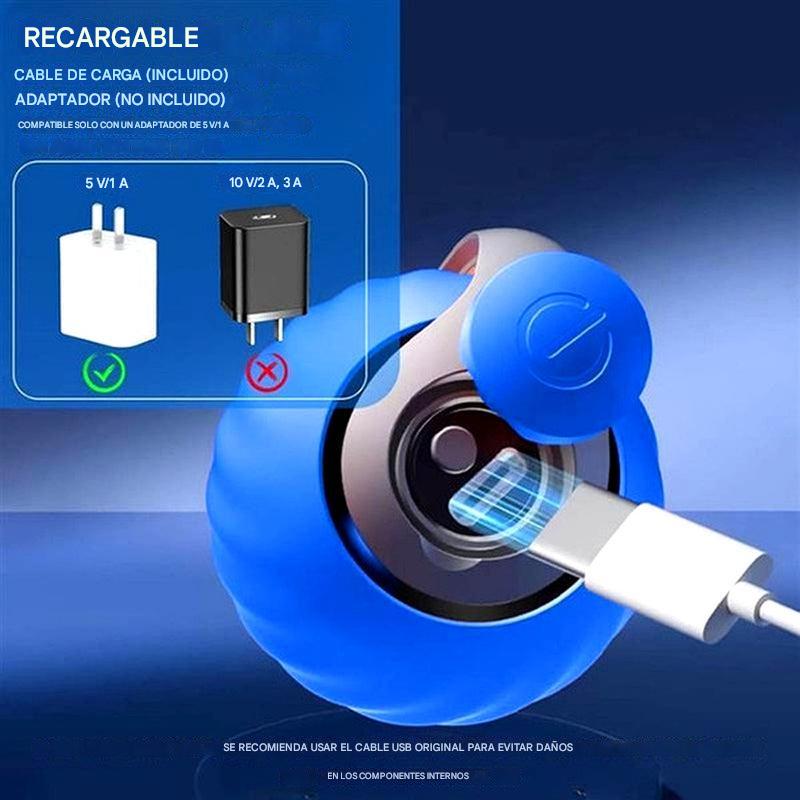 Pelota interactiva para gatos: esfera rodante autopropulsada
