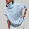 Suéter de Cuello Alto para Mujeres – Capa de Tricot Lista para el Invierno