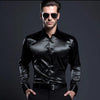Camisa brillante de hombre de negocios