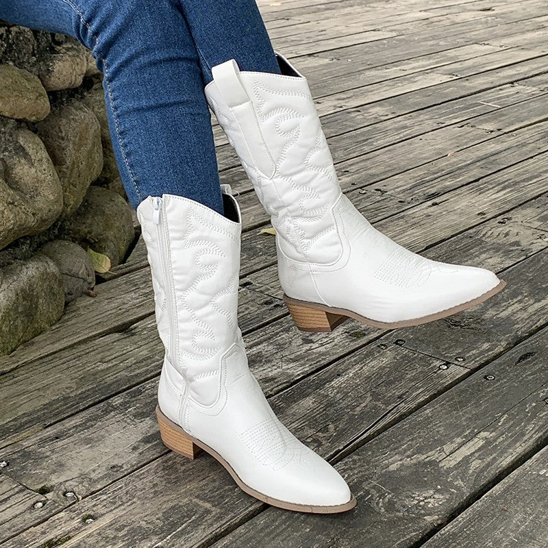 Botas Vaqueras Elegantes para Mujer: Estilo Clásico y Comodidad para el Día a Día