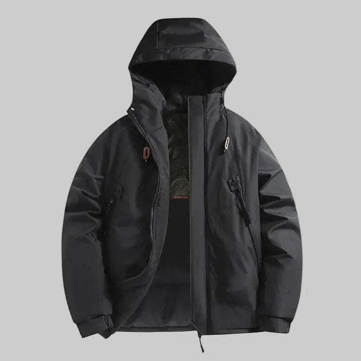 Chaqueta Aislada con Capucha para Hombres