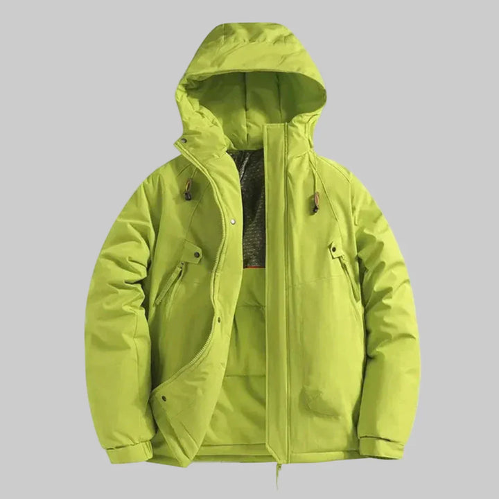 Chaqueta Aislada con Capucha para Hombres