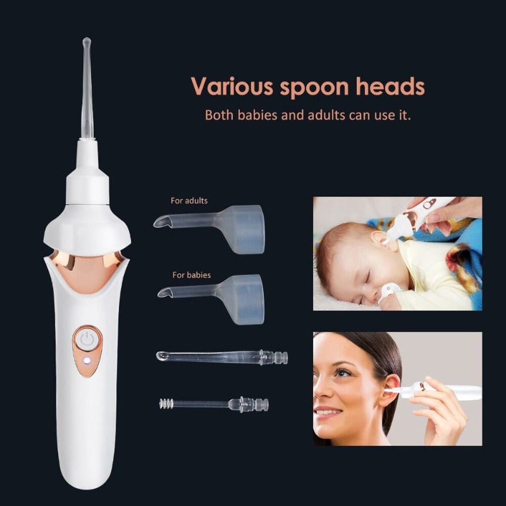 Aspirador de cerumen sin dolor